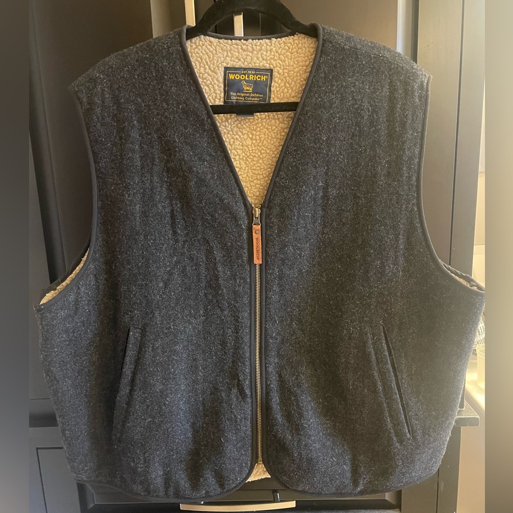 Woolrich Wool Sherpa Vest